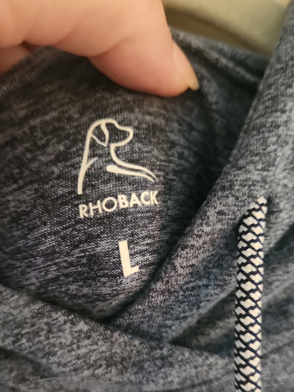 RHOBACK Men's Hesi Performance Hoodie size large